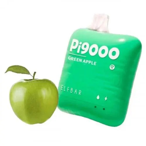 Elfbar Pi 9000 Green Apple Indiavape24/7