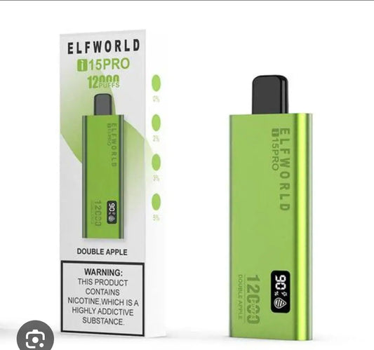 ELF WORLD i15 Pro Double Apple (12000 Puffs) Indiavape24/7